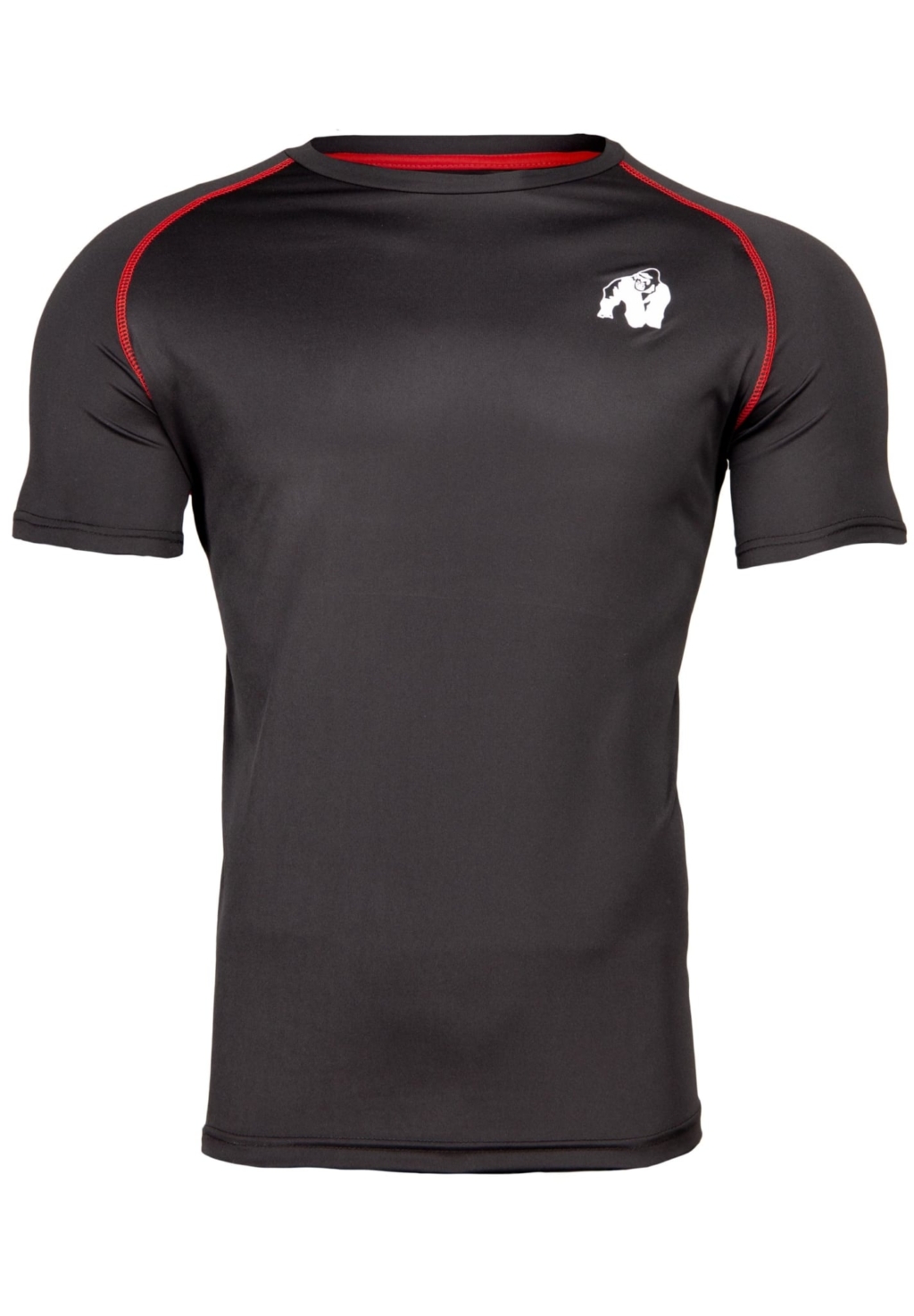 90515905 performance t shirt black red 1 scaled