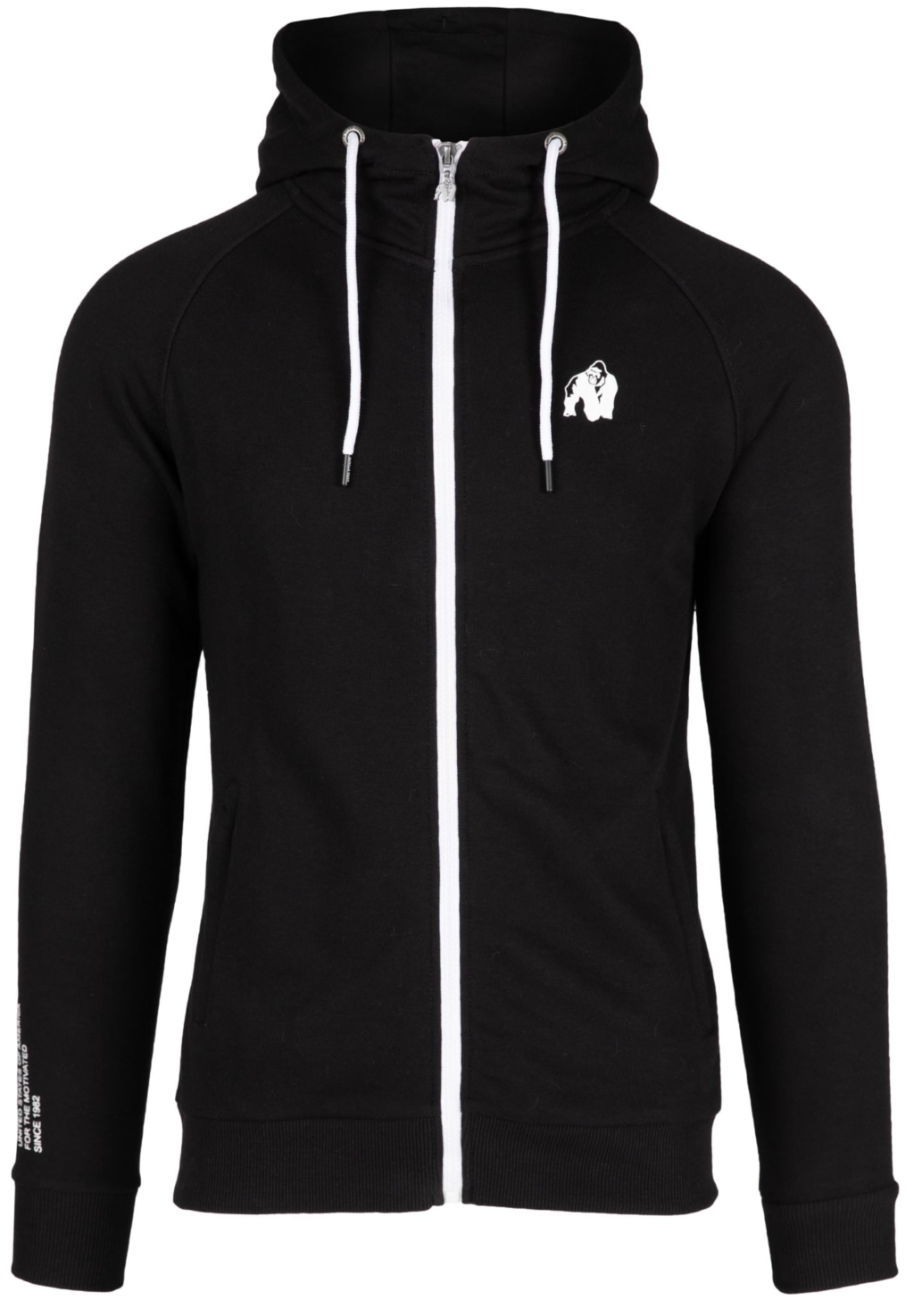 90827900 payette zipped hoodie black 01 scaled